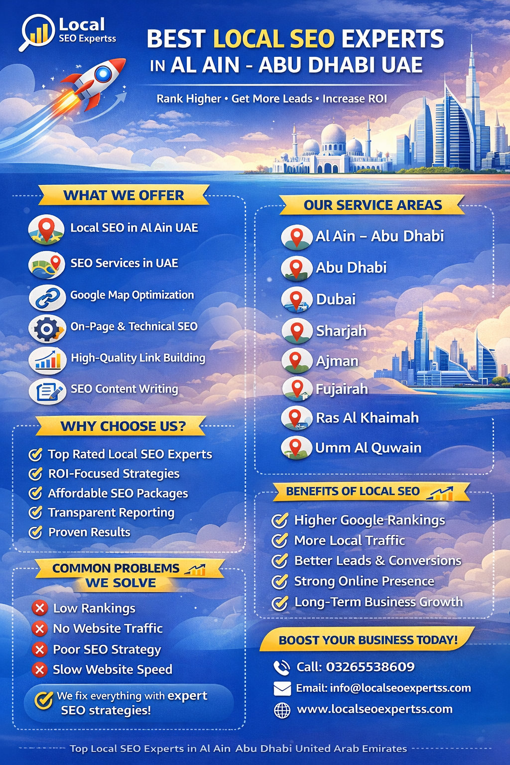 Top Local SEO Experts in Al Ain Abu Dhabi UAE